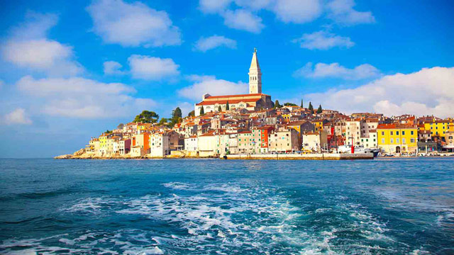 Porec from Sea